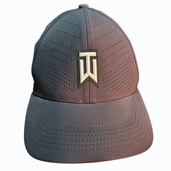 Nike Golf Hat Tiger Woods Dri Fit Aero Bill Medium Large Hertitage 86 - Picture 1 of 9